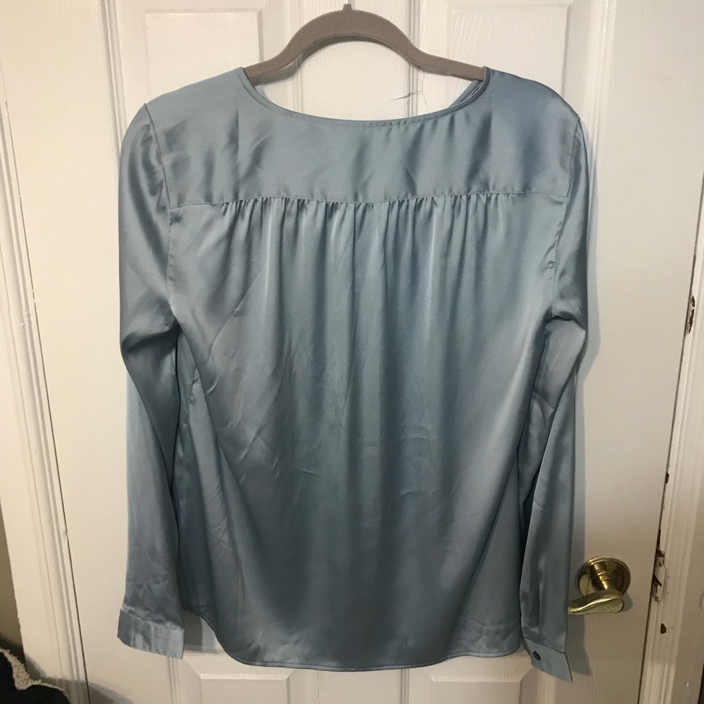 Loft Formal Blouse- Button Down With Two Frockets - image 3